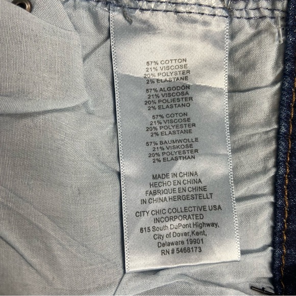 NWT Avenue Premium Stretch Girlfriend Rolled Cuff 14 - Picture 8 of 14